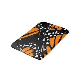 Abstraktes Monarch Butterfly-Design Badematte