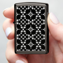 Abstraktes monochrome Bokeh-Dots-Muster