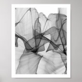 Abstraktes Monochrome-Poster | 8x10 Poster (Vorne)