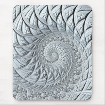 Abstraktes monochromes hellgraues Fraktal