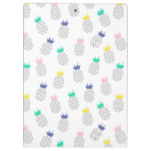 Abstraktes Monogramm der Ananas-| Klemmbrett (Rückseite)