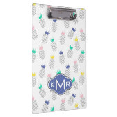 Abstraktes Monogramm der Ananas-| Klemmbrett (Rechts)