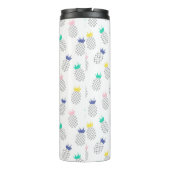 Abstraktes Monogramm der Ananas-| Thermosbecher (Rückseite)