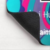 Abstraktes Monogramm Mousepad (Ecke)