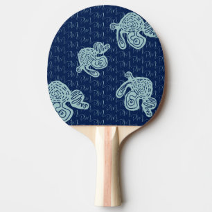 Abstraktes Monogramm-Muster Tischtennis Schläger