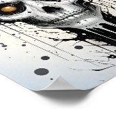 Abstraktes Monsterfoto aus der fantasievollen Fant Poster (Ecke)