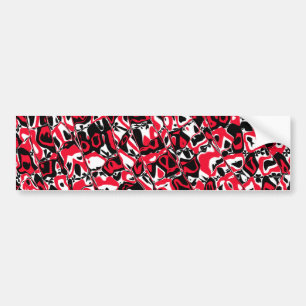 Abstraktes Mosaik Autoaufkleber