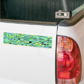 Abstraktes Mosaik Autoaufkleber (Auf Lkw)