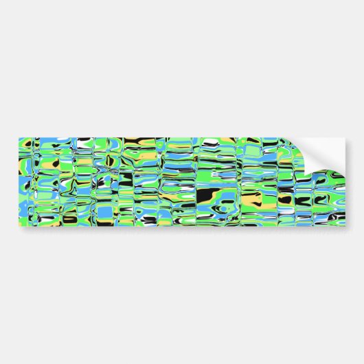 Abstraktes Mosaik Autoaufkleber (Vorne)