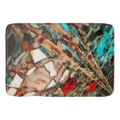 Abstraktes Mosaik Badematte (Vorderseite)