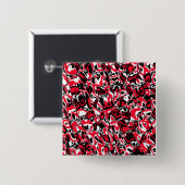 Abstraktes Mosaik Button (Vorne & Hinten)
