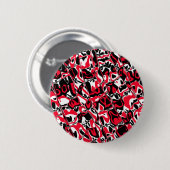 Abstraktes Mosaik Button (Vorne & Hinten)
