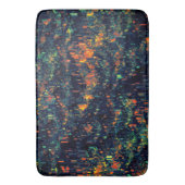 Abstraktes Mosaik eines vertriebenen Lagerfeuers a Badematte (Vorderseite Vertikal)