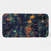 Abstraktes Mosaik eines vertriebenen Lagerfeuers a Case-Mate iPhone Hülle (Rückseite (Horizontal))