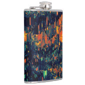 Abstraktes Mosaik eines vertriebenen Lagerfeuers a Flachmann (Rechts)