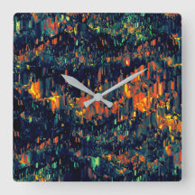 Abstraktes Mosaik eines vertriebenen Lagerfeuers a