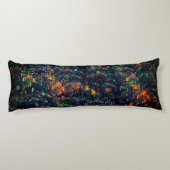 Abstraktes Mosaik eines vertriebenen Lagerfeuers a Seitenschläferkissen (Rückseite)