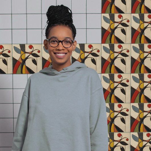 Abstraktes Mosaik Elegante Keramik Fliese