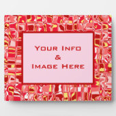 Abstraktes Mosaik Fotoplatte (Vorderseite)