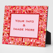 Abstraktes Mosaik Fotoplatte (Seite)