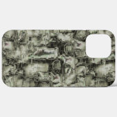 Abstraktes Mosaik in Grautönen Case-Mate iPhone Hülle (Rückseite (Horizontal))