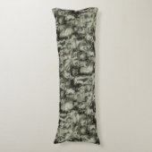 Abstraktes Mosaik in Grautönen Seitenschläferkissen (Vorderseite Vertikal)