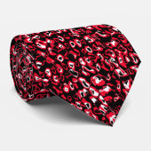 Abstraktes Mosaik Krawatte (Gerollt)