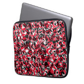 Abstraktes Mosaik Laptopschutzhülle (Vorderseite Links)
