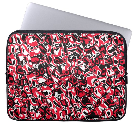 Abstraktes Mosaik Laptopschutzhülle (Vorderseite)