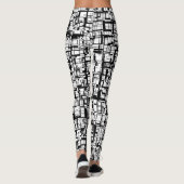 Abstraktes Mosaik Leggings (Rückseite)
