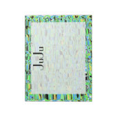 Abstraktes Mosaik Notizblock (Rotiert)