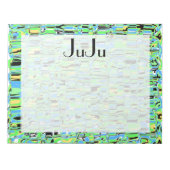 Abstraktes Mosaik Notizblock (Vorderseite)