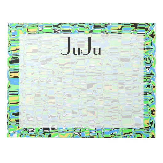 Abstraktes Mosaik Notizblock (Vorderseite)