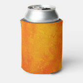 Abstraktes Mosaik Orange: helles Glanz Dosenkühler (Kanne Rückseite)