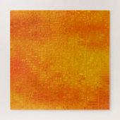 Abstraktes Mosaik Orange: helles Glanz Puzzle (Horizontal)