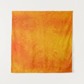 Abstraktes Mosaik Orange: helles Glanz Wandteppich (Vorderseite (Horizontal))