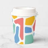 Abstraktes Mosaik Pappbecher (Rechts)