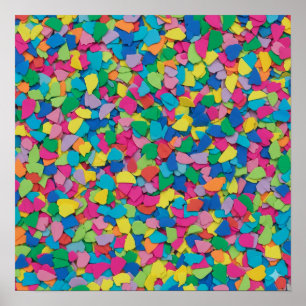Abstraktes Mosaik Poster