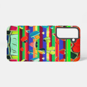 Abstraktes Mosaik Samsung Galaxy Hülle (Rückseite (Horizontal))