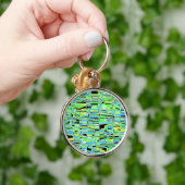 Abstraktes Mosaik Schlüsselanhänger (Hand)