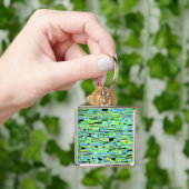 Abstraktes Mosaik Schlüsselanhänger (Hand)