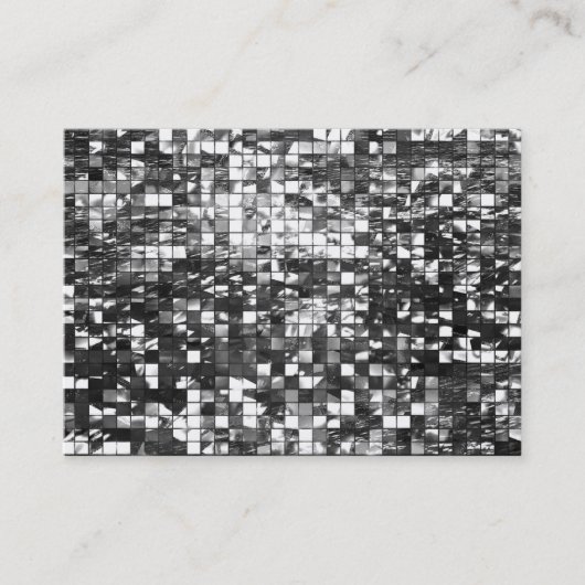 Abstraktes Mosaik Visitenkarte (Vorderseite)