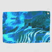 Abstraktes Mosaik zeichnend, Himmel mit leichtem S Golfhandtuch (Horizontal)