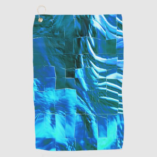 Abstraktes Mosaik zeichnend, Himmel mit leichtem S Golfhandtuch (Vorderseite)