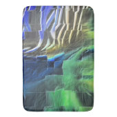 Abstraktes Mosaik zeichnend leicht geschnitzt und Badematte (Vorderseite Vertikal)