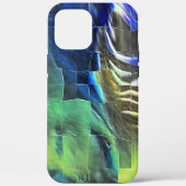 Abstraktes Mosaik zeichnend leicht geschnitzt und  Case-Mate iPhone Hülle (Rückseite)