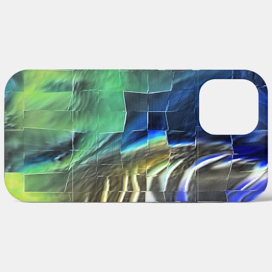 Abstraktes Mosaik zeichnend leicht geschnitzt und  Case-Mate iPhone Hülle (Rückseite (Horizontal))