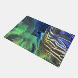 Abstraktes Mosaik zeichnend leicht geschnitzt und Fußmatte