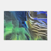 Abstraktes Mosaik zeichnend leicht geschnitzt und Fußmatte (Vorderseite)