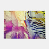 Abstraktes Mosaik zeichnend leicht geschnitzt und Fußmatte (Vorderseite)